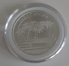PACIFIC DOLLAR FIJI 2018  ONE-OUNCE FINE SILVER ROUND 999 IN CAPSULE