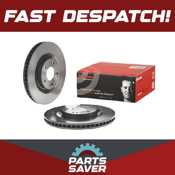 2x Brake Discs Pair Vented Front 320mm 09.D765.11 Brembo Set 4615A230 Quality