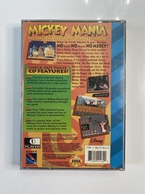 Mickey Mania: The Timeless Adventures of Mickey Mouse (Sega CD, 1994)- No Manual