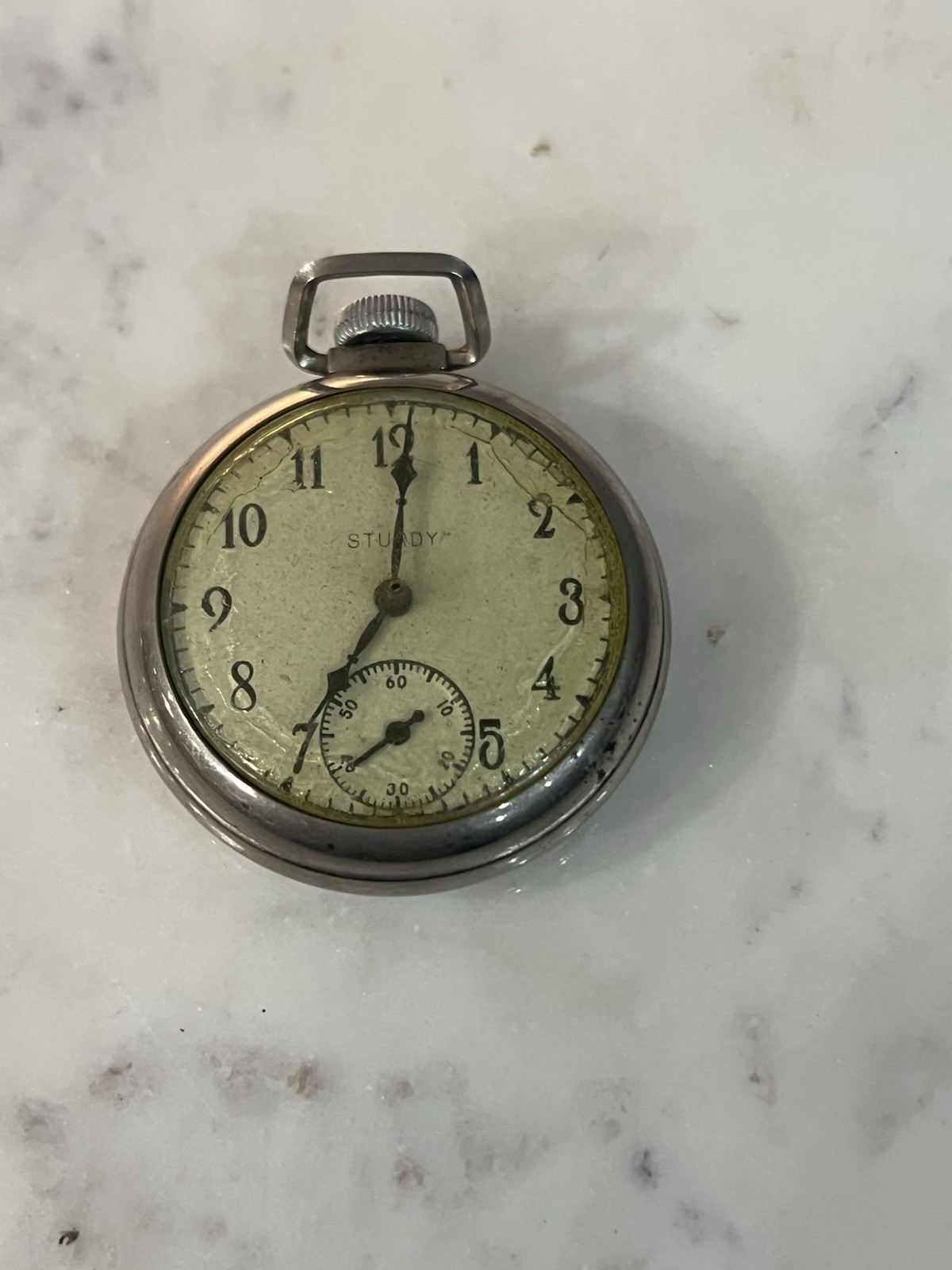 1957 E. Ingraham Pocket Watch. STURDY Model