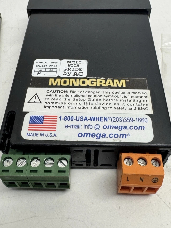 NEW Omega DP116-TC2 Thermocouple Temperature Meter Monitor Display Module - Image 4 of 4