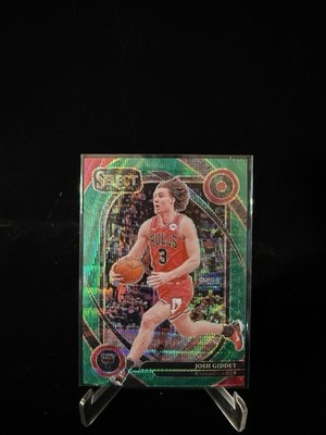2024-25 Select Josh Giddey #238 Courtside Green Wave Prizm /50 Bulls