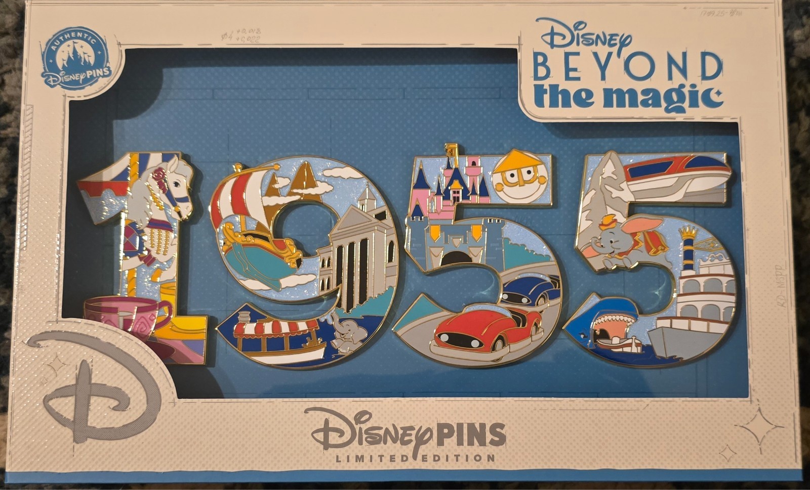 Disney D23 Marketplace Expo 2026 Disneyland 1955 Pin Set LE 200