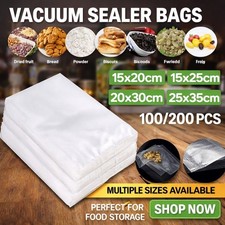 300X Vacuum Sealer Bags Meal Prep Precut Food Storage Seal Bags Cryovac Bags