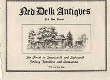 Ned Delk Antiques Betty & Ned Bedford County Shelbyville Tennessee 1969 Print Ad
