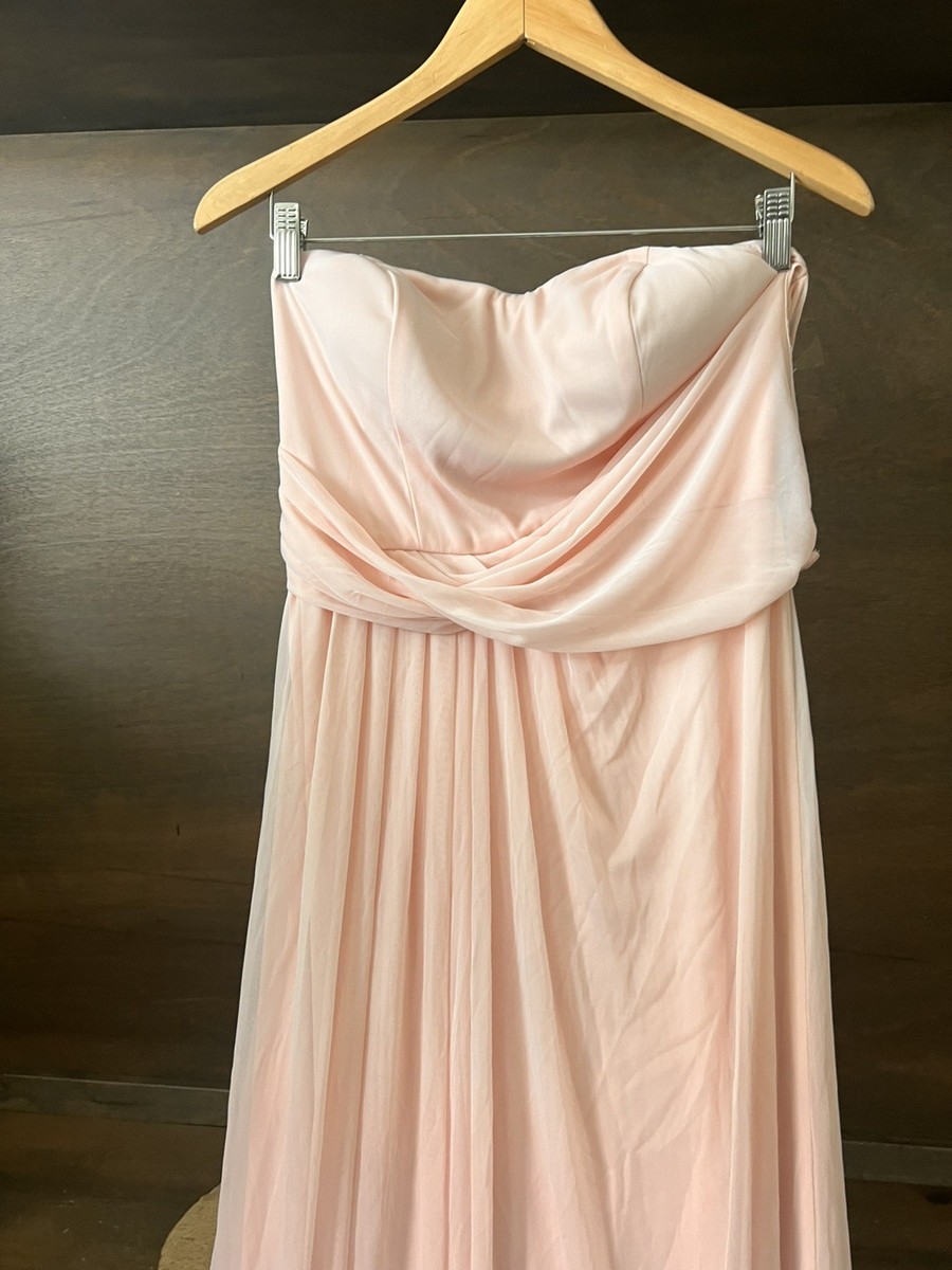 Davids Bridal Prom Pref Wedding Dress Size 8 Style RN84270 CA56206 PETAL  PINK | eBay