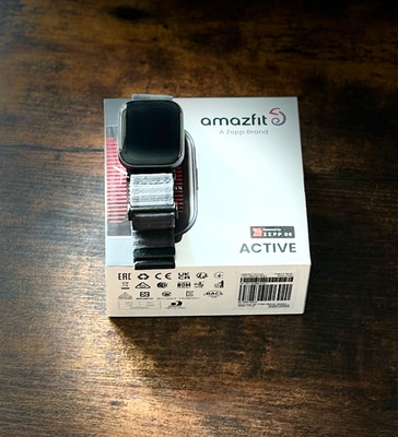 Amazfit Active Midnight Black GPS Herzfrequenzmessung Smartwatch