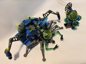 LEGO 6977 Insectoids Arachnoid Star Base Complete Minifigs Manual & Box -WORKS