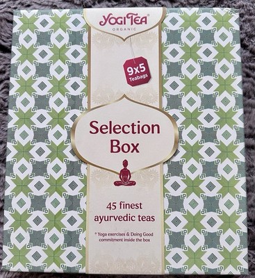 Yogi Tea Selection Box 9x5 Ayurvedische Tee Beutel 88,5g *neu OVP*