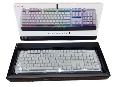 ALIENWARE AW510K WHITE RGB KEYBOARD 884116349419