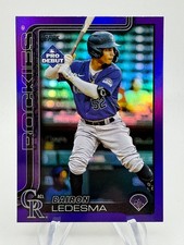 2025 Topps Pro Debut BAIRON LEDESMA Purple Foil /299 #PD192