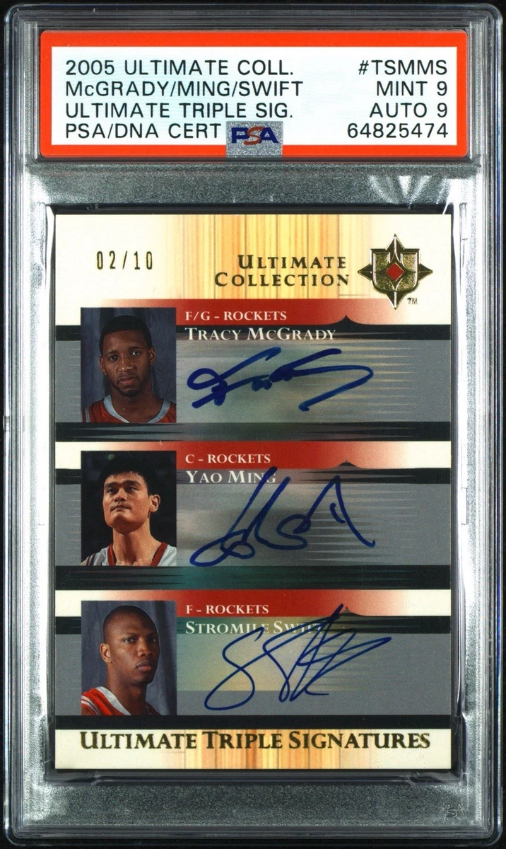 Upper Deck Tracy McGrady Basketball Autographed Sports Trading