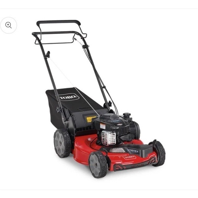 Toro 22 in High Wheel Gas Walk-Behind Lawn Mower, Bagged, 21442