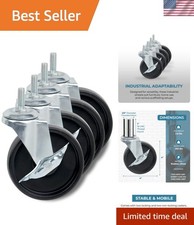 4-inch Caster Roller Wheels Set Of Four For Versatile Shelving Units