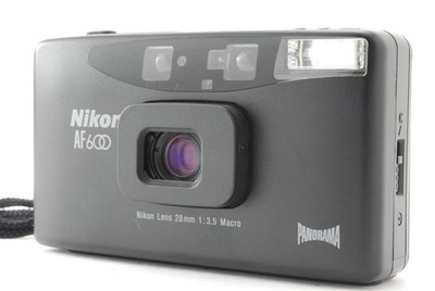 [MINT] Nikon AF600 Black Panorama 35mm Point & Shoot Film Camera From Japan