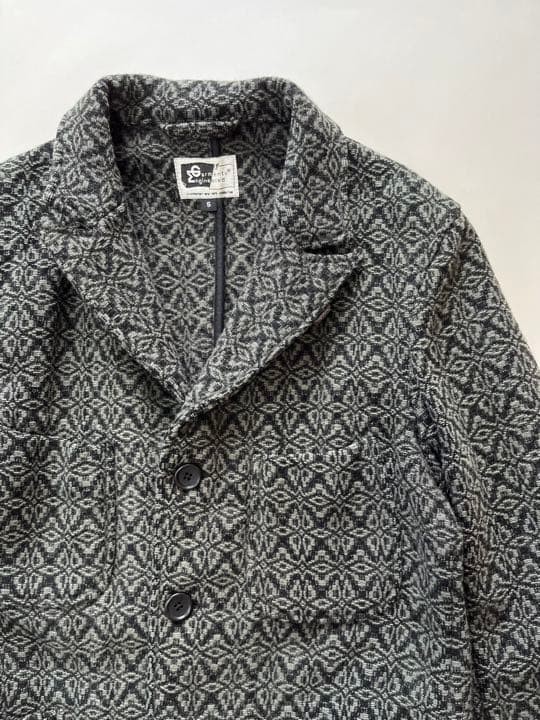 Engineered Garments Wool Blend Patterned Jacket S… - image 3