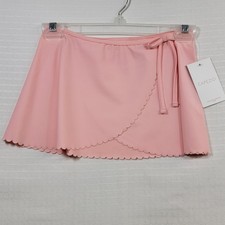 Capezio Studio Collection Wrap Skirt Light Pink Color Wrap-Tie Design Size Large