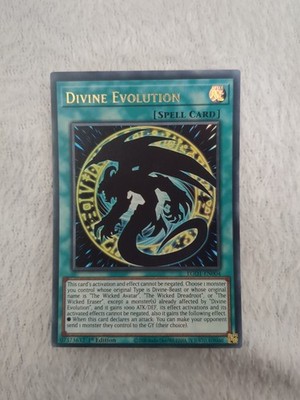 Divine Evolution - 1st Edition Ultra Rare EGO1-EN004 Yugioh