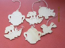 5  Holzanhänger Neu !