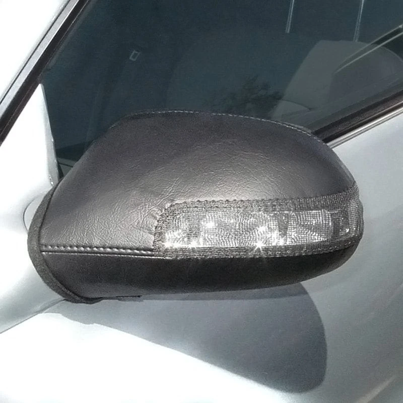 For Chevy Silverado 1500 Classic 07 Colgan Crush Black Vinyl Mirror Bras - Изображение 3 из 4