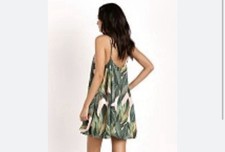 Show Me Your Mumu Rorey Swing Dress Banana Leaf Palm Print Medium