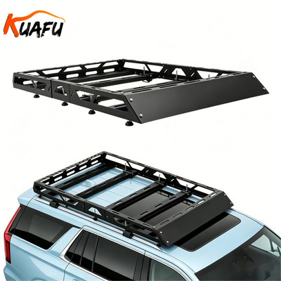 500LBS Roof Rack Cargo Carrier Basket Extension Luggage Hold Basket 60'' x 39''
