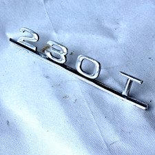 Mercedes 230T Emblem Schriftzug W123 Typenzeichen Typenemblem Metall 1238171715