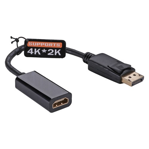 Cablenet 15cm Active DisplayPort Male 1.2 - HDMI 1.4b 4Kx2K@30Hz Black Adaptor