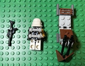 Lego Star Wars Sandtrooper Minifigure From Set 9490 w/Speeder Mini Figure Lot