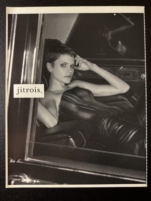 Jitrois 9x11'' Vintage Mode Magazin Werbung M249