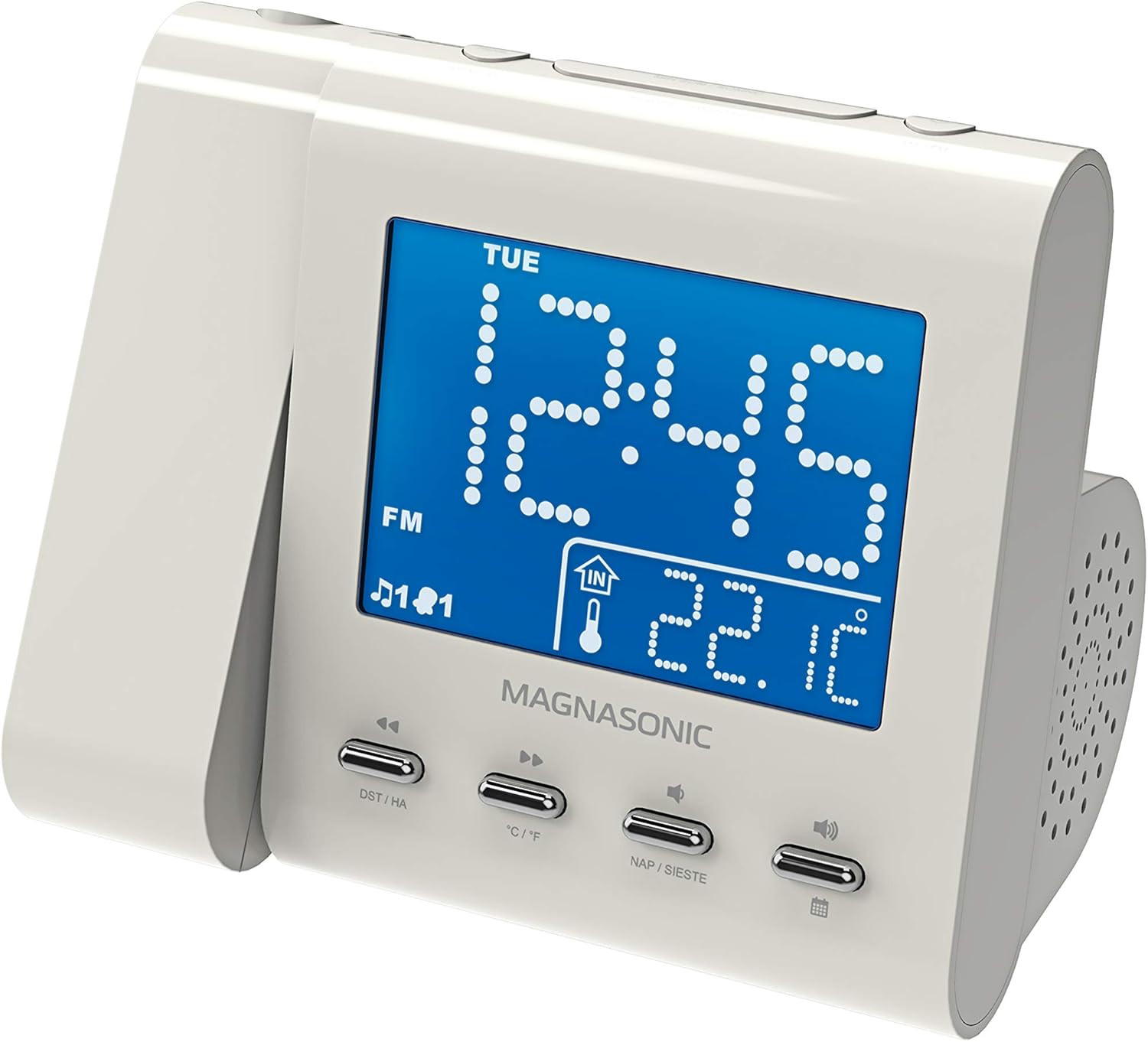 With Am/fm Radio, Battery Backup, Auto Time Set, Dual Ala