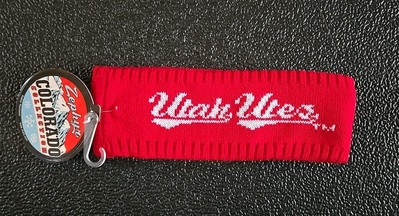 Zephyr Utah Utes Red Headband OSFA Ear Warmer Red White Outdoor College Knit NEW