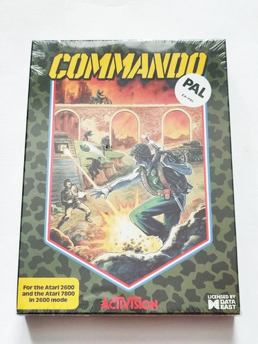 1985 ATARI 2600 PAL VIDEOSPIEL - ACTIVISION COMMANDO - FACTORY SEALED