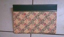 Holson Photo Album Floral Print Ring Binder Pockets Holds 250 Photos Used