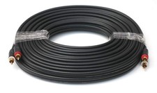 Professional Dual Audio Cable 50FT RCA-M RCA-M Shielded