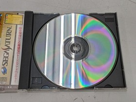 Quintet T-23502G CODE R Sega Saturn Game Disc & Manual Damage, Working