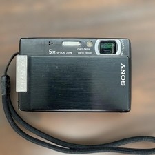 Sony Cyber-shot DSC-T100 8.1MP Digital Camera - Silver for sale