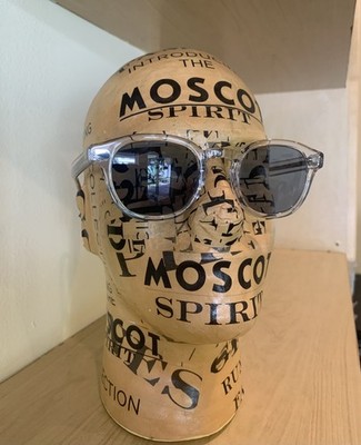 MOSCOT ORIGINALS NYC LEMTOSH CRYSTAL 49mm Sunglass with Blue
