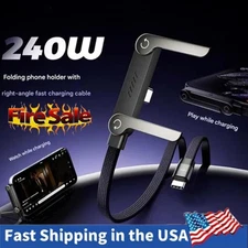 Invisible Holder Charger Cable-2-in-1 Invisible Holder Charger Cable with StandU