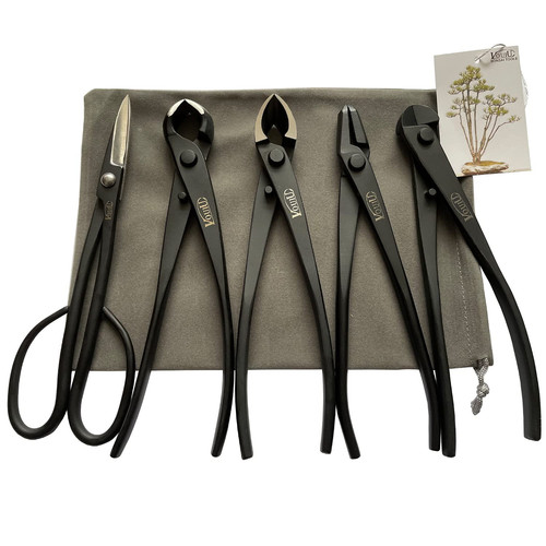 5-Piece Bonsai Tool Set,Knob Cutter,Concave Cutter,Wire Cutter,Jin Pliers,Bon... - Picture 1 of 6