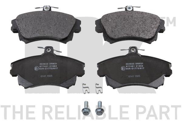 Bremsbelagsatz Scheibenbremse NK 224822 FüR 645 Volvo V40 644 Mitsubishi S40 RG-image