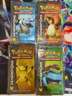 Artset 4 Booster Pokémon XY Générations FR scellés - Photo 1/2