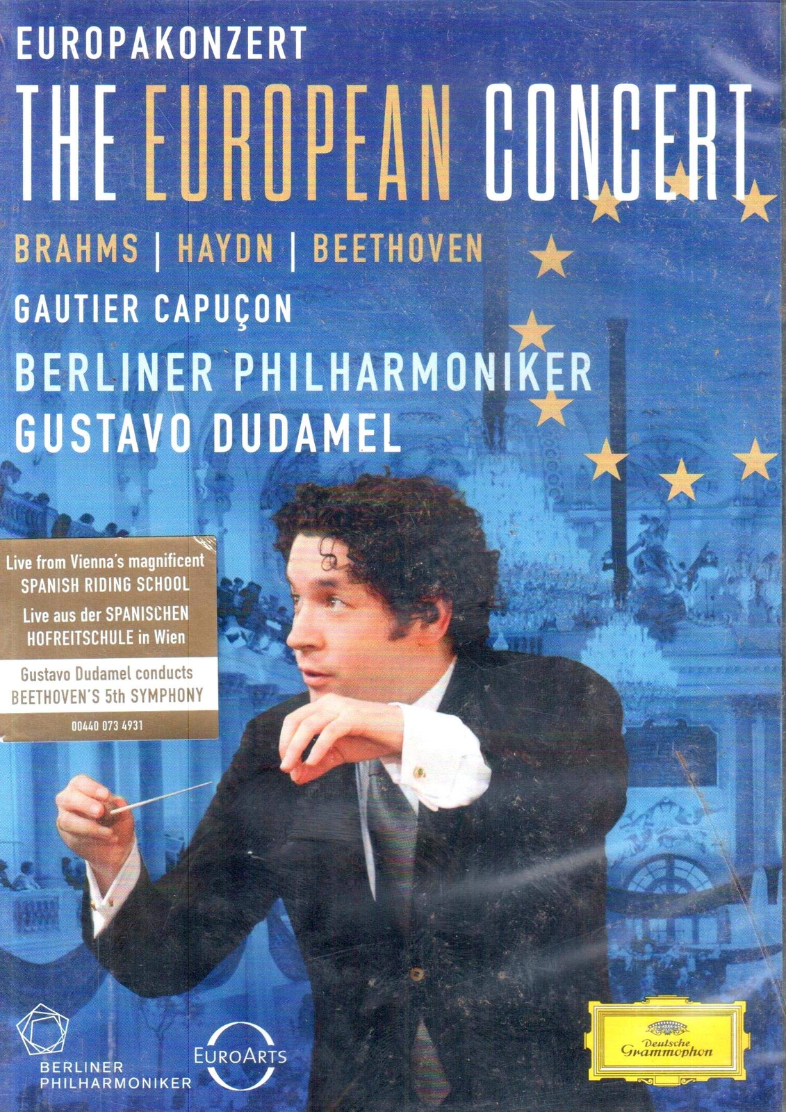 European Concert: Brahms, Haydn, Beethoven DVD with Gustavo Dudamel