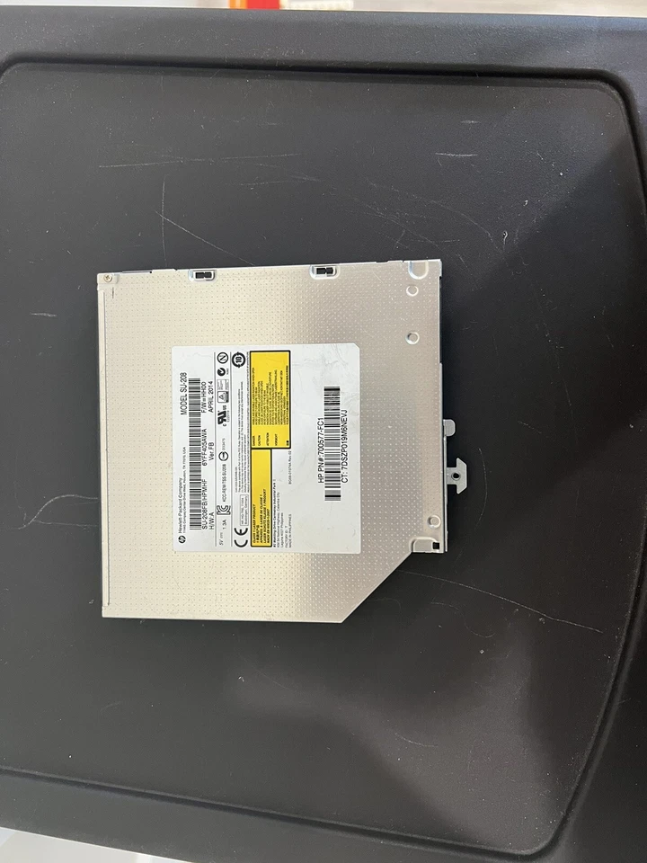 HP DVD-RW Burner Optical Drive No Bezel SU-208FB 700577-FC2 - Image 4 of 4