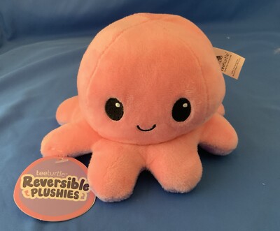 Teeturtle the Original Reversible Octopus Plushie PINK