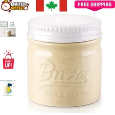 Chic Beige Butter Keeper with Water Seal for Freshness - Perfect Kitchen Gift