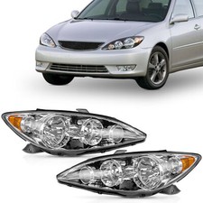 Pair Headlights For 2005-2006 Toyota Camry 10821077 Left And Right Set