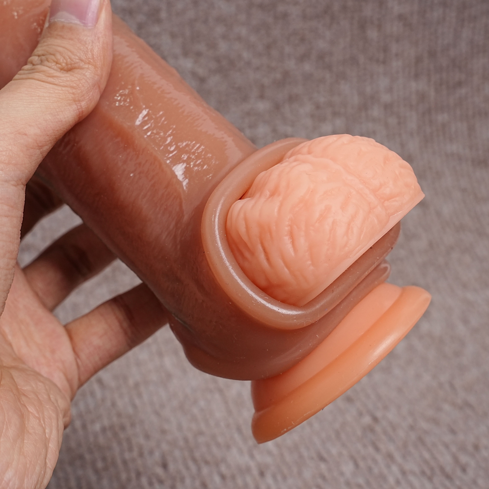 Male Cock Enlarger Enhancer Penis Extension Extender Sheath Girth Sleeve For Men