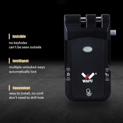 WAFU Lock Electronic Keyless Door Lock Invisible Keyless C4I7 - Picture 5 of 12