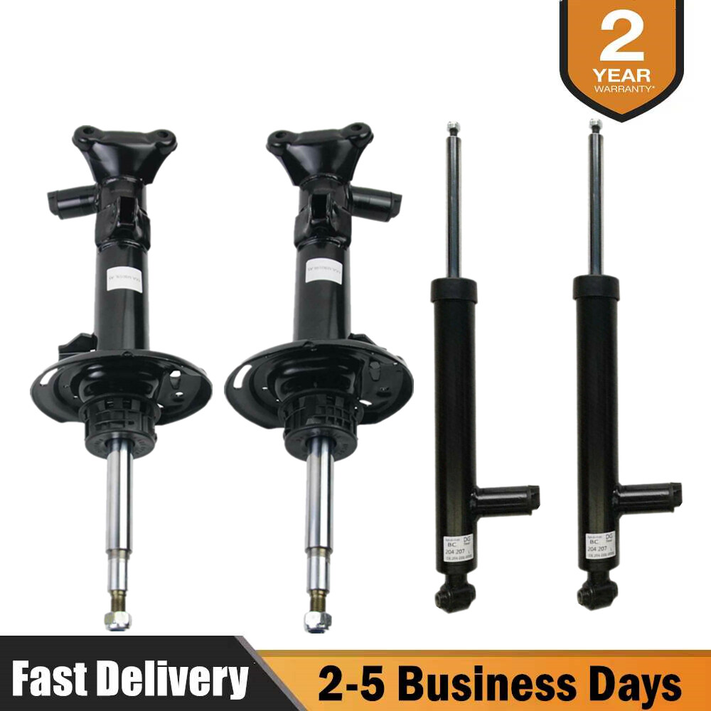 4pcs Front Rear Shock Absorbers w/ADS For Mercedes W207 C207 C204 C180